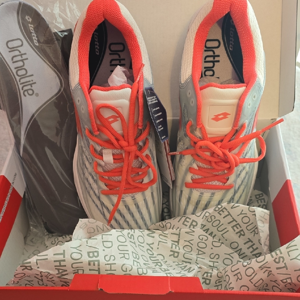 Lotto Branded Mirage 100 SPD W Tennis/pickleball Shoes Tag - Coral‎ Accent